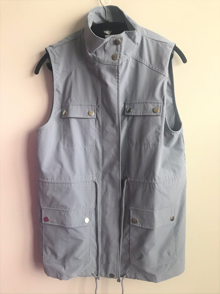 Seasonless Utilitarian Vest | Dusty Blue